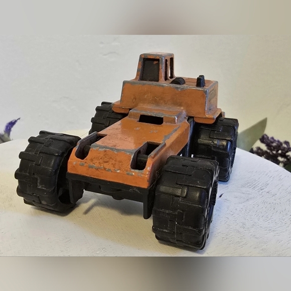 1992 Small Orange Metal Tonka Corp. Truck Toy * Read Details - Picture 5 of 11